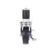 Picture of Medium Duty 1-1/2" Expanding Stem Caster With 5" Blue Polyurethane Wheel With Brake
