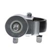 Picture of Medium Duty 1/2-13 x 1-1/2" Threaded Stem Caster With 4" Black Polyolefin Wheel With Brake