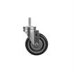 Picture of Medium Duty 1/2-13 x 1-1/2" Threaded Stem Caster With 4" Blue Polyurethane Wheel