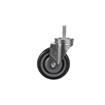 Picture of Medium Duty 1/2-13 x 1-1/2" Threaded Stem Caster With 4" Blue Polyurethane Wheel