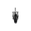 Picture of Medium Duty 1/2-13 x 1-1/2" Threaded Stem Caster With 4" Blue Polyurethane Wheel