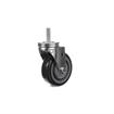 Picture of Medium Duty 1/2-13 x 1-1/2" Threaded Stem Caster With 4" Blue Polyurethane Wheel