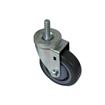 Picture of Medium Duty 1/2-13 x 1-1/2" Threaded Stem Caster With 4" Gray Polyurethane Wheel