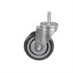 Picture of Medium Duty 1/2-13 x 1-1/2" Threaded Stem Caster With 5" Blue Polyurethane Wheel With Brake