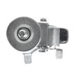 Picture of Medium Duty 1/2-13 x 1-1/2" Threaded Stem Caster With 5" Blue Polyurethane Wheel With Brake
