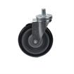 Picture of Medium Duty 5/8-11 x 1" Threaded Stem Caster With 5" Blue Polyurethane Wheel With Brake