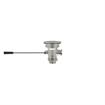 Picture of Encore Lever Handle Drain, 3-1/2" Sink Opening, 1-1/2" Outlet with crumb cup strainer and Brass Reducer