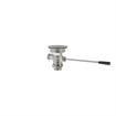 Picture of Encore Lever Handle Drain, 3-1/2" Sink Opening, 1-1/2" Outlet with crumb cup strainer and Brass Reducer