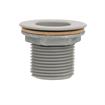 Picture of Encore® Gray ABS Sink Drain 1-1/2" L, 1-3/8" Dia. Sink Opening, 2" Face Flange, 1" NPS