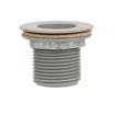 Picture of Encore® Gray ABS Sink Drain 1-1/2" L, 1-3/8" Dia. Sink Opening, 2" Face Flange, 1" NPS