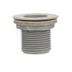 Picture of Encore® Gray ABS Sink Drain 1-1/2" L, 1-3/8" Dia. Sink Opening, 2" Face Flange, 1" NPS