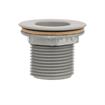 Picture of Encore® Gray ABS Sink Drain 1-1/2" L, 1-3/8" Dia. Sink Opening, 2" Face Flange, 1" NPS