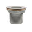 Picture of Encore® Gray ABS Sink Drain 1-1/2" L, 1-3/8" Dia. Sink Opening, 2" Face Flange, 1" NPS