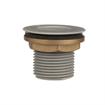 Picture of Encore® Gray ABS Sink Drain 1-1/2" L, 1-3/8" Dia. Sink Opening, 2" Face Flange, Includes: Locknut & Washer, 1" NPS