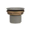 Picture of Encore® Gray ABS Sink Drain 1-1/2" L, 1-3/8" Dia. Sink Opening, 2" Face Flange, Includes: Locknut & Washer, 1" NPS