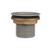 Picture of Encore® Gray ABS Sink Drain 1-1/2" L, 1-3/8" Dia. Sink Opening, 2" Face Flange, Includes: Locknut & Washer, 1" NPS