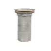 Picture of Encore® Gray ABS Sink Drain 2-7/8" L, 1-3/8" Dia. Sink Opening, 2" Face Flange, 1" NPS