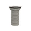 Picture of Encore® Gray ABS Sink Drain 2-7/8" L, 1-3/8" Dia. Sink Opening, 2" Face Flange, Individually Packed with Locknut & Washer, 1" NPT