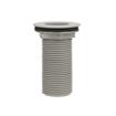 Picture of Encore® Gray ABS Sink Drain 2-7/8" L, 1-3/8" Dia. Sink Opening, 2" Face Flange, Individually Packed with Locknut & Washer, 1" NPT