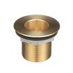 Picture of Encore® Brass Sink Drain 1-1/2" L, 1-3/8" Dia. Sink Opening, 2" Face Flange, Includes: Locknut & Washer, 1" NPS