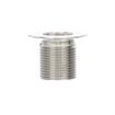 Picture of Encore® Nickel Plated Brass Sink Drain 1-1/2" L, 1-3/8" Dia. Sink Opening, 2" Face Flange, 1" NPS