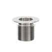 Picture of Encore® Nickel Plated Brass Sink Drain 1-1/2" L, 1-3/8" Dia. Sink Opening, 2" Face Flange, Includes: Locknut & Washer, 1" NPS