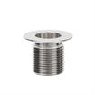 Picture of Encore® Nickel Plated Brass Sink Drain 1-1/2" L, 1-3/8" Dia. Sink Opening, 2" Face Flange, Includes: Locknut & Washer, 1" NPS