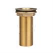 Picture of Encore® Brass Sink Drain 3-1/4" L, 1-3/8" Dia Sink Opening, 2" Face Flange, Includes: Brass Locknut & Washer, 1" NPS