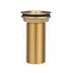 Picture of Encore® Brass Sink Drain 3-1/4" L, 1-3/8" Dia Sink Opening, 2" Face Flange, Includes: Brass Locknut & Washer, 1" NPS
