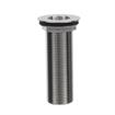 Picture of Encore® Nickel Plated Brass Sink Drain 4" L, 1-3/8" Dia Sink Opening, 2" Face Flange, Includes: Locknut & Washer, 1" NPS