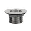 Picture of Encore® Nickel Plated Brass Sink Drain 1-1/2" L, 2" Dia Sink Opening, 3" Face Flange, Includes: Locknut & Washer, 1-1/2" NPT