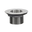 Picture of Encore® Nickel Plated Brass Sink Drain 1-1/2" L, 2" Dia Sink Opening, 3" Face Flange, Includes: Locknut & Washer, 1-1/2" NPT
