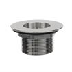 Picture of Encore® Nickel Plated Brass Sink Drain 1-1/2" L, 2" Dia Sink Opening, 3" Face Flange, Includes: Locknut & Washer, 1-1/2" NPT