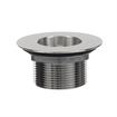 Picture of Encore® Nickel Plated Brass Sink Drain 1-1/2" L, 2" Dia Sink Opening, 3" Face Flange, Includes: Locknut & Washer, 1-1/2" NPT