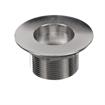 Picture of Encore® Nickel Plated Brass Sink Drain 1-1/2" L, 2" Dia Sink Opening, 3" Face Flange, Includes: Locknut & Washer, 1-1/2" NPT