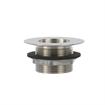 Picture of Encore® Nickel Plated Brass Sink Drain 1-1/2" L, 2" Dia Sink Opening, 3" Face Flange, Includes Packed Locknut & Washer, 1-1/2" NPT