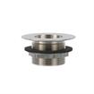 Picture of Encore® Nickel Plated Brass Sink Drain 1-1/2" L, 2" Dia Sink Opening, 3" Face Flange, Includes Packed Locknut & Washer, 1-1/2" NPT