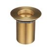 Picture of Encore® Brass Sink Drain 3" L, 2" Dia Sink Opening, 3" Face Flange, Includes: Locknut & Washer, 1-1/2" NPS
