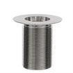 Picture of Encore® Nickel Plated Brass Sink Drain 3" L, 2" Dia Sink Opening, 3" Face Flange, 1-1/2" NPS