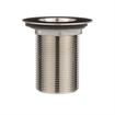 Picture of Encore® Nickel Plated Brass Sink Drain 3" L, 2" Dia Sink Opening, 3" Face Flange, Includes: Locknut & Washer, 1-1/2" NPS