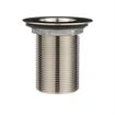 Picture of Encore® Nickel Plated Brass Sink Drain 3" L, 2" Dia Sink Opening, 3" Face Flange, Includes: Locknut & Washer, 1-1/2" NPS