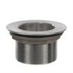 Picture of Encore® Nickel Plated Brass Sink Drain 2" L, 2-1/2" Dia. Sink Opening, 3-1/2" Face Flange, Includes: Locknut & Washer, 2" NPS