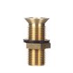 Picture of Encore® Brass Sink Drain 3-1/2" L, 15/16" Dia. Sink Opening, 1-1/4" Face Flange, Includes: Locknut & Washer, 1/2" NPT