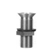 Picture of Encore® Nickel Plated Brass Sink Drain 3-1/2" L, 15/16" Dia. Sink Opening, 1-1/4" Face Flange, Includes: Locknut & Washer, 1/2" NPS