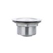 Picture of Encore® Duo Mini Basket Drain, with Crumb Cup, 1-7/8" Sink Opening, 2-7/8" Face Flange, Stainless Steel, Locknut & Washer, 1-1/2" NPT