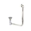 Picture of Encore® Duo Basket Drain, with Overflow Assembly, 3-1/2" Sink Opening, 4-1/2" Face Flange, Stainless Steel, 1-1/2"