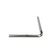 Picture of Encore® Overflow Elbow, 14" x 18", 1-1/4" OD Tubing, Formed One Piece, Chrome Plated Brass