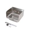 Picture of Encore® Wall Mount Type 304 Series Stainless Steel Hand Sink 14" x 10" x 5" Deep with Side Splash and KL45-4000-SE4 Faucet