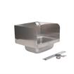 Picture of Encore® Wall Mount Type 304 Series Stainless Steel Hand Sink 14" x 10" x 5" Deep with Side Splash and KL45-4000-SE4 Faucet