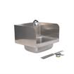 Picture of Encore Wall Mount Type 304 Series Stainless Steel Hand Sink 14" x 10" x 5" Deep with 4" OC Holes, Double side splash and KHS15-4000 Faucet